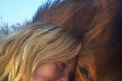 Anyta met paard
